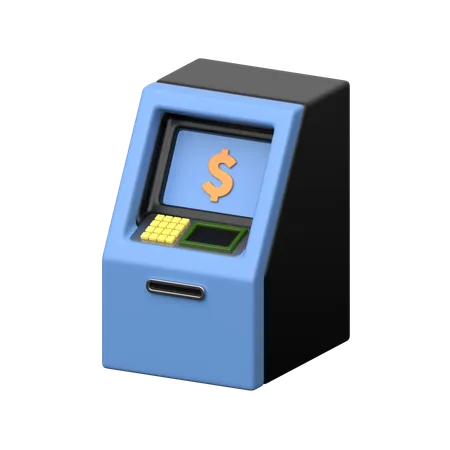 3 D Icon Illustrating An ATM Enabling Cash Withdrawals Deposits Transfers And Account Inquiries In A Digital Banking Environment 3D Icon