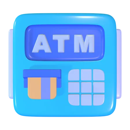 ATM  3D Icon