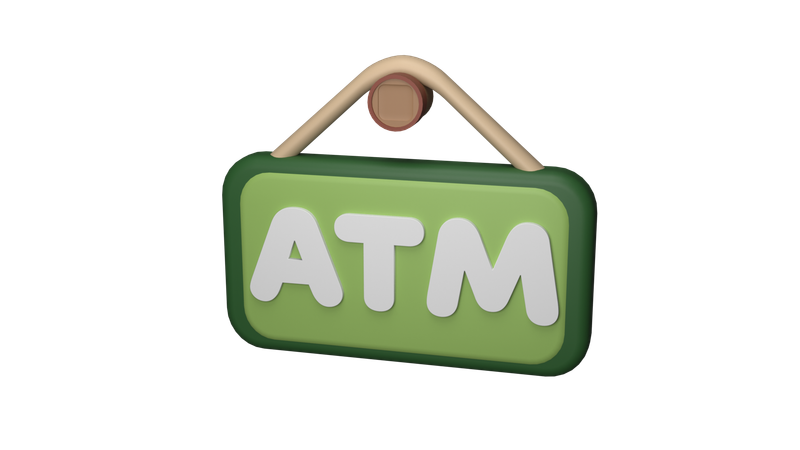 ATM  3D Icon