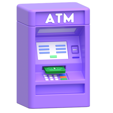 Atm  3D Icon