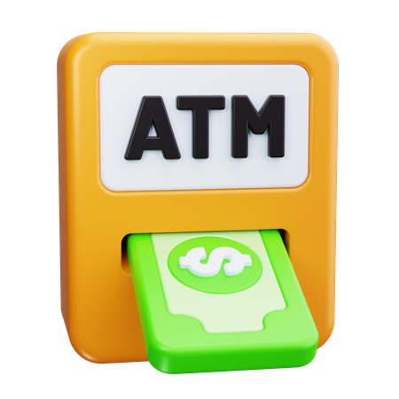 Atm  3D Icon