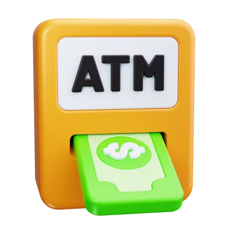 Atm  3D Icon