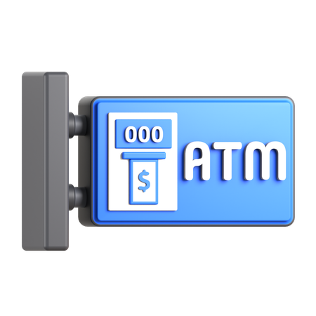 Atm  3D Icon