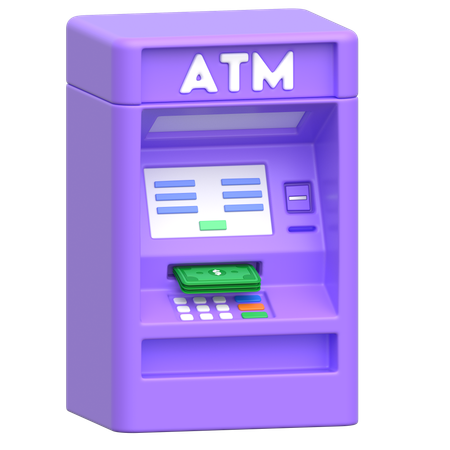 Atm  3D Icon
