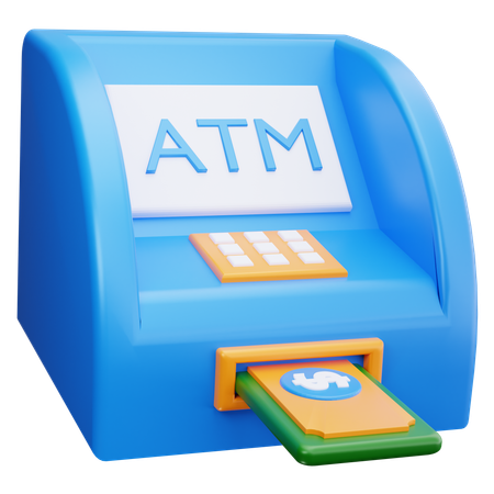 ATM  3D Icon
