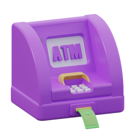 ATM  3D Icon