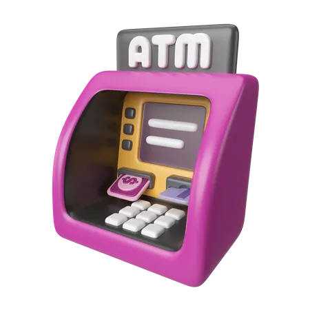 Atm  3D Icon