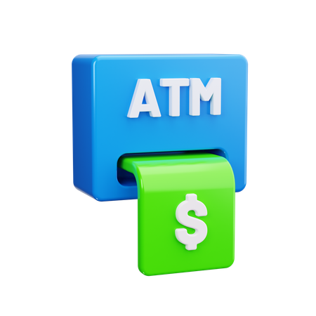 Atm  3D Icon