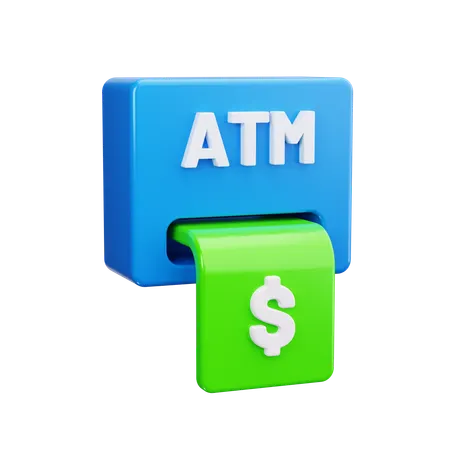 Atm  3D Icon