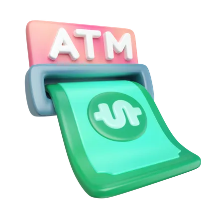 Atm  3D Icon