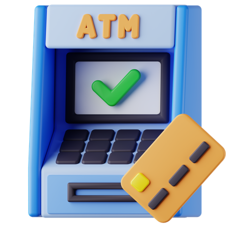 Atm  3D Icon