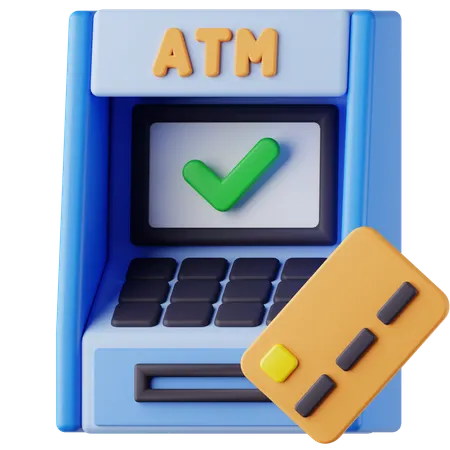 Atm  3D Icon