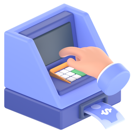 ATM  3D Icon