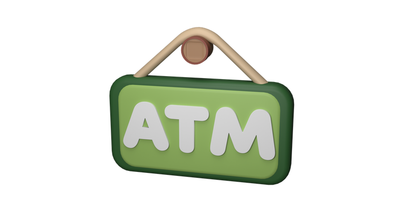 ATM  3D Icon