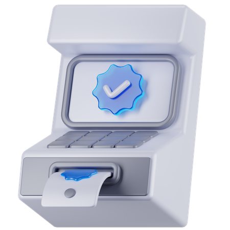 ATM 기계  3D Icon