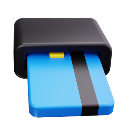 ATM 인출  3D Icon