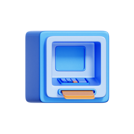 ATM 기계  3D Icon