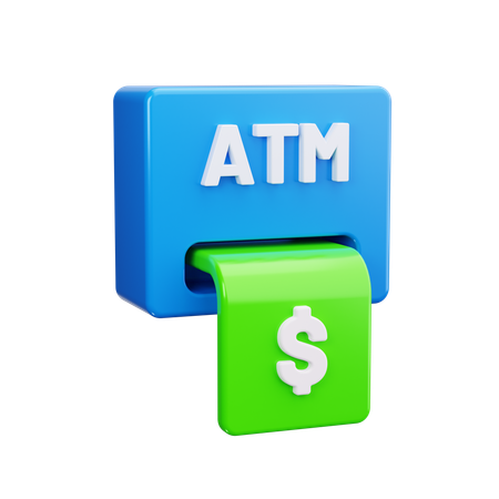 Atm 3D Icon