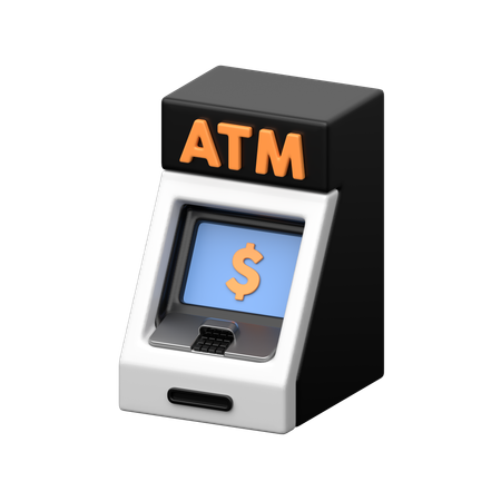ATM  3D Icon