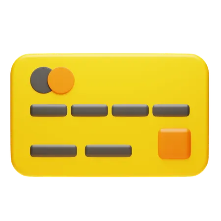 ATM CARD  3D Icon