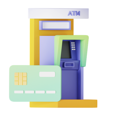 Atm Card  3D Icon