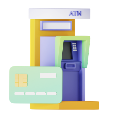 Atm Card 3D Icon