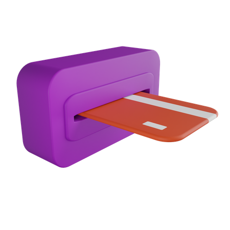 ATM Karte  3D Illustration