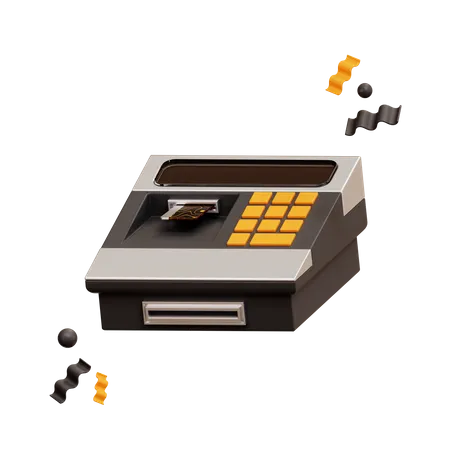 ATM Karte  3D Illustration