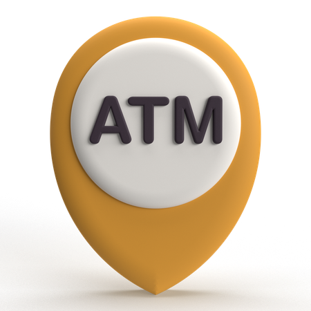 Atm Location  3D Icon