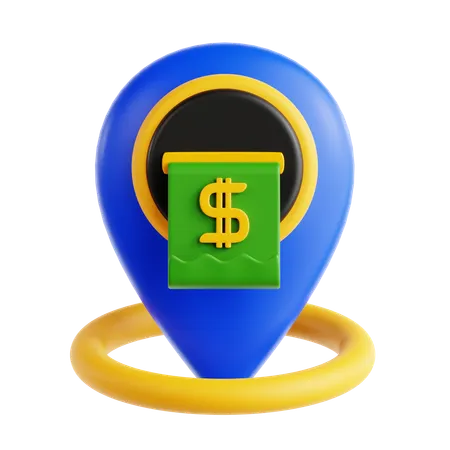 Atm Location  3D Icon