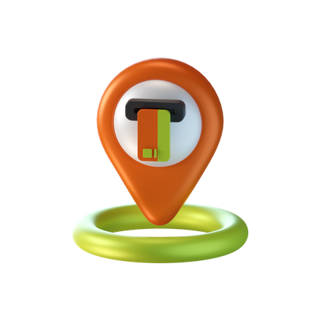 Atm Location  3D Icon