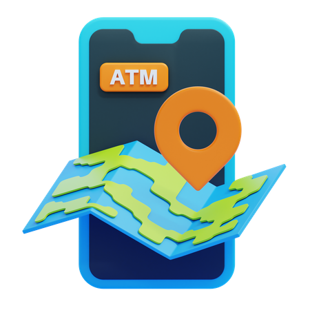 ATM LOCATOR  3D Icon