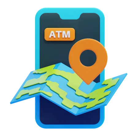 ATM LOCATOR  3D Icon