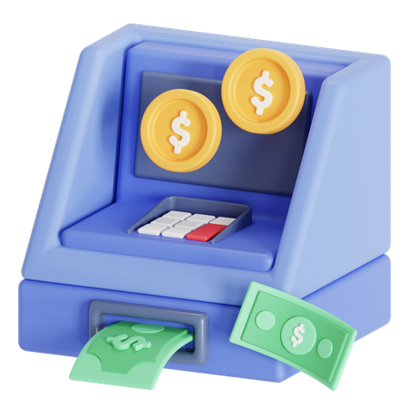 ATM machine  3D Icon