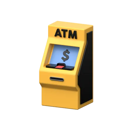 3 D Icon Portraying An Automated Teller Machine ATM Facilitating Cash Transactions Balance Inquiries And Card Services For Banking Convenience 3D Icon