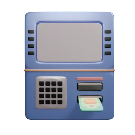 Money From The Machine 3D Icon