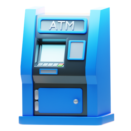 ATM MACHINE  3D Icon
