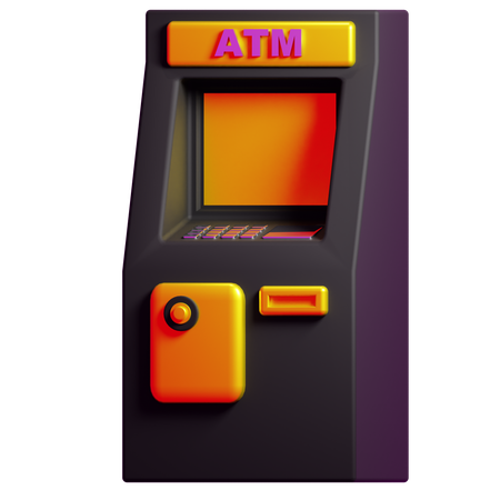 Atm Machine  3D Icon