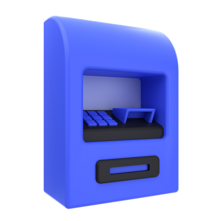 ATM 기계  3D Icon