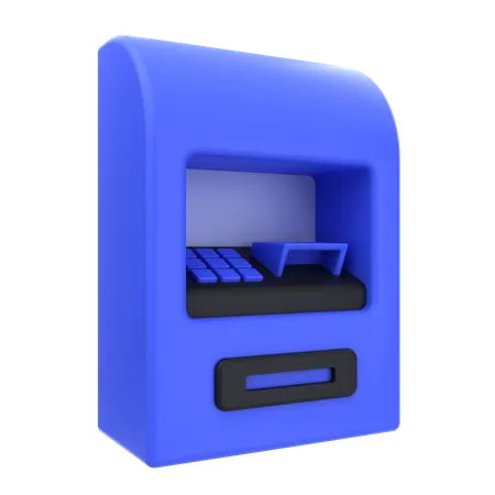 ATM 기계  3D Icon