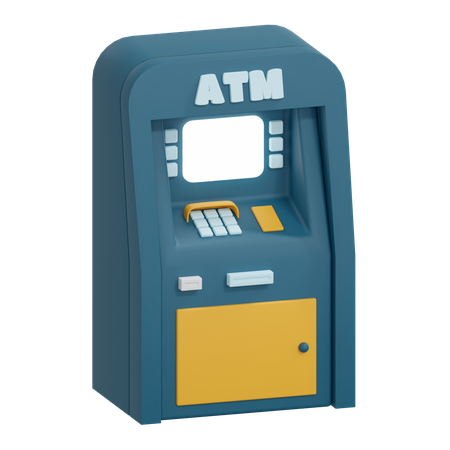 ATM 기계  3D Icon