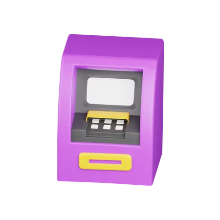 ATM 기계  3D Icon