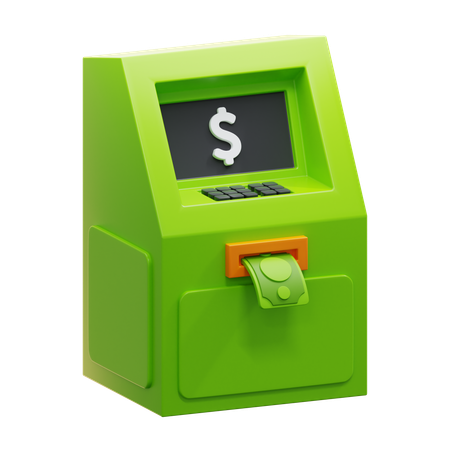 ATM 기계  3D Icon