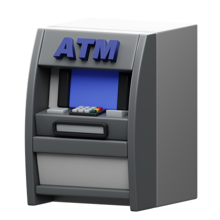 ATM マシン  3D Icon