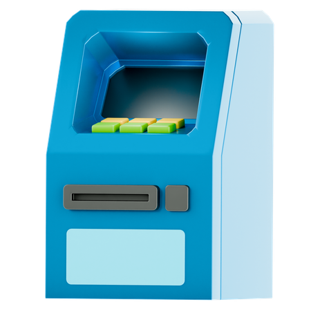 ATM 기계  3D Icon