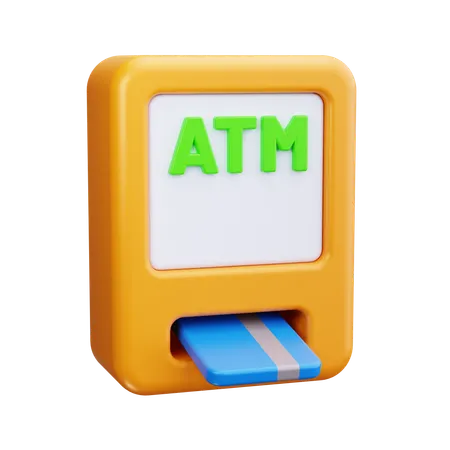 ATM 기계  3D Icon