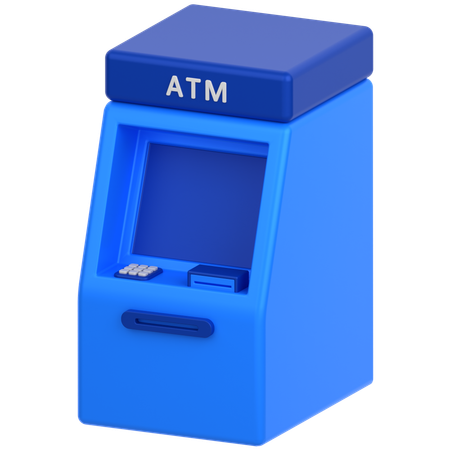 ATM 기계  3D Icon