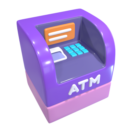 ATM マシン  3D Icon