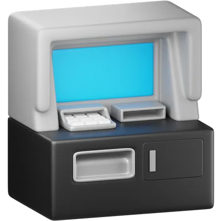 ATM 기계  3D Icon