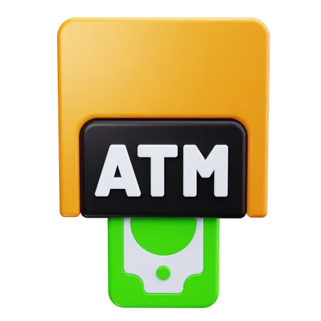 ATM 기계  3D Icon